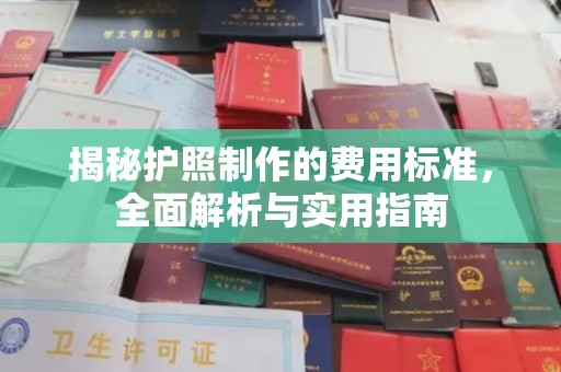 都昌揭秘护照制作的费用标准，全面解析与实用指南